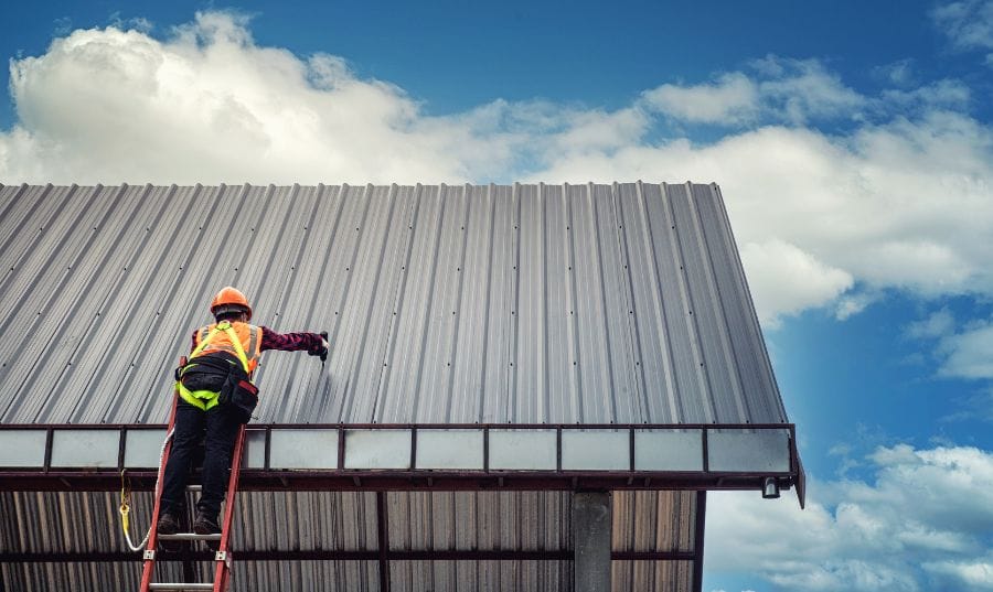 Roof inspection in progress – understanding how to choose a roofing contractor.